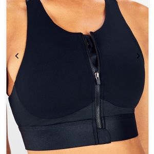 NWT Fabletics Elle High Support Sports ZIP Bra